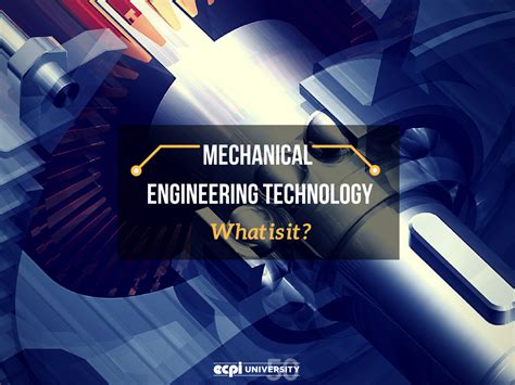 Mechanical Engineering Technology Online .